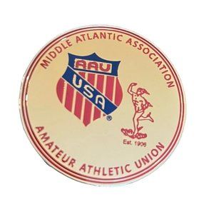 Middle Atlantic Amateur Athletic Association AAU USA Goldtone  1.75" Lapel Pin